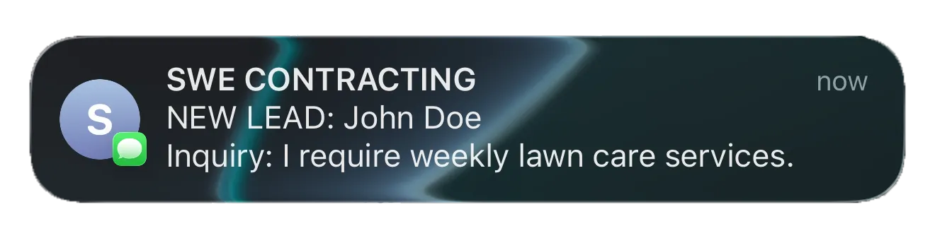 Never miss a lead again